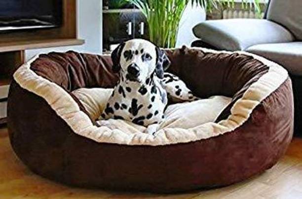 KOZI PET Cozy Polyester Filled Soft Dual Color S Pet Bed