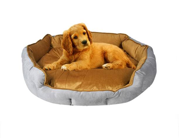 Heaven Luxurious Reversible & Dual Velvet Luxury Sofa PET Bed for Dog,CAT,Puppy,Rabbit S Pet Bed