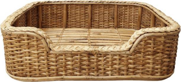 NiraDesigns Bamboo Cane Rattan Dog/Cat Bed M Pet Bed