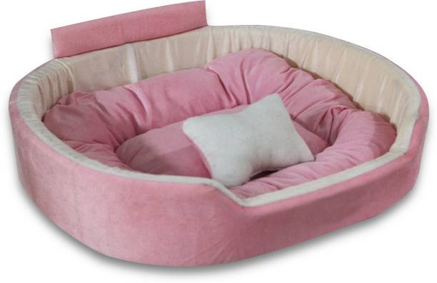 Expecting Smile Reversible Velvet Light Sofa Shape Dog ,Cat Pet Bed, Soft And Comfortable M Pet Bed