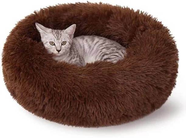Zexsazone The round donut is perfect for indoor cats and puppies winter, Summer XXXL Pet Bed
