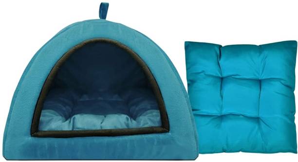 Relexpet Cats Kittens Pet Hut House in Soft Velvet, Puppies and Small Dog Bed S Pet Bed