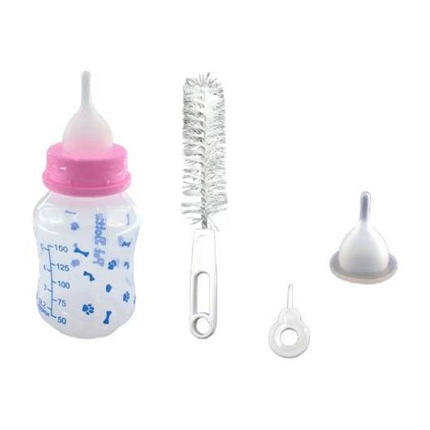 SHOPET Shopet Feeding Milk Bottle –Multi-Color Nursing Feeder Puppies Kittens Goat Plastic Pet Bottle