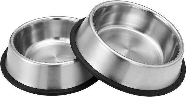 Petsure Stainless Steel pet bowl (set of 2) Stainless Steel Pet Bowl