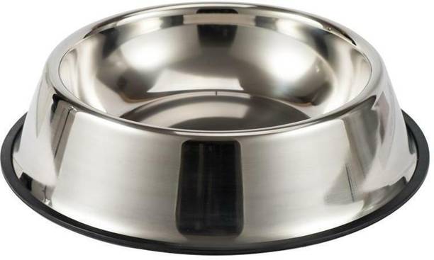 THE DDS STORE Pet Bowls for Small Dogs and Cats. Wipe Clean, Stainless Steel Non-Skid Bottom Stainless Steel Pet Bowl