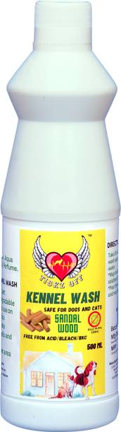 Tickz Off Kennel wash Pet Area Freshener- 500ML Odour Remover Urine Free Odour Pet Cage Cleaner