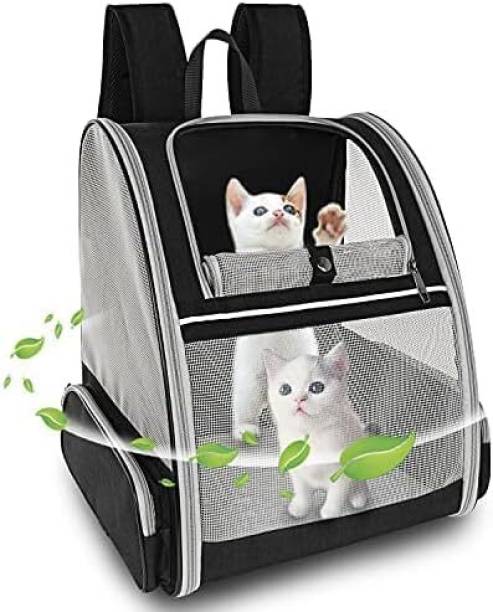 Foodie Puppies Pet Backpack Carrier for Small Cats/Dogs | Designed for Travel, Hiking & Outdoor Multicolor Backpack Pet Carrier