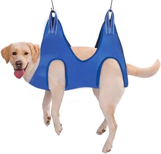 Mokshith Dog Grooming Hammock Sling with Mesh Fabric | Pet Lift Harness for Bath & Trim Manual Pet Grooming Table