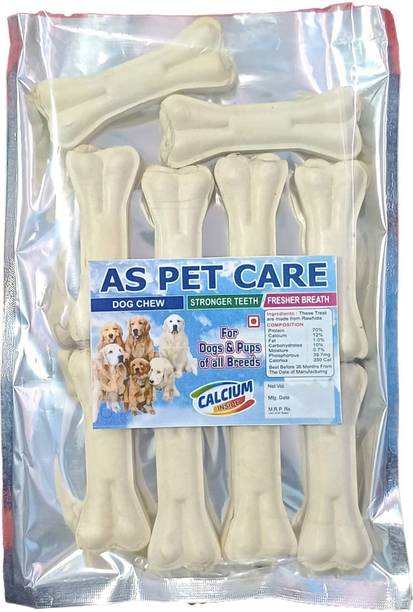 Sompethub 4 Inch 10 Pcs Rawhide Dog Chew Bone For Dogs Mutton Dog Chew