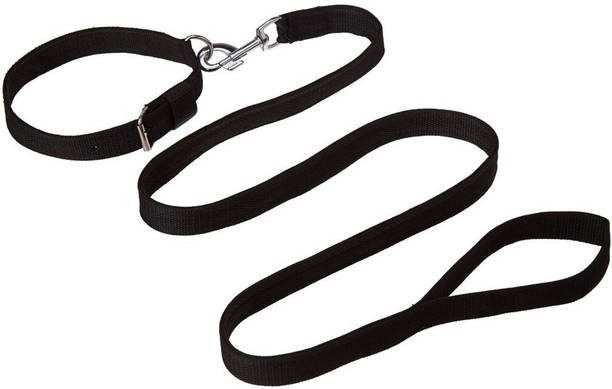 PAW ZONE 0.5 inch Black Puppy Belt, Collar Belt Dog Collar & Leash (Small, Black) Dog Collar & Leash