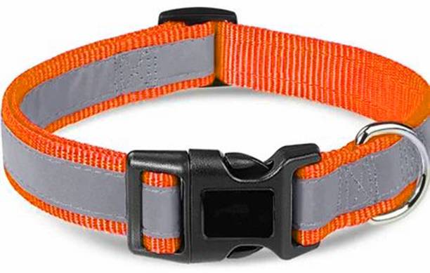 Pawxie Reflective Dog Neck Collar, Adjustable Neck Length For 24-35 Kg Pet Dog Everyday Collar