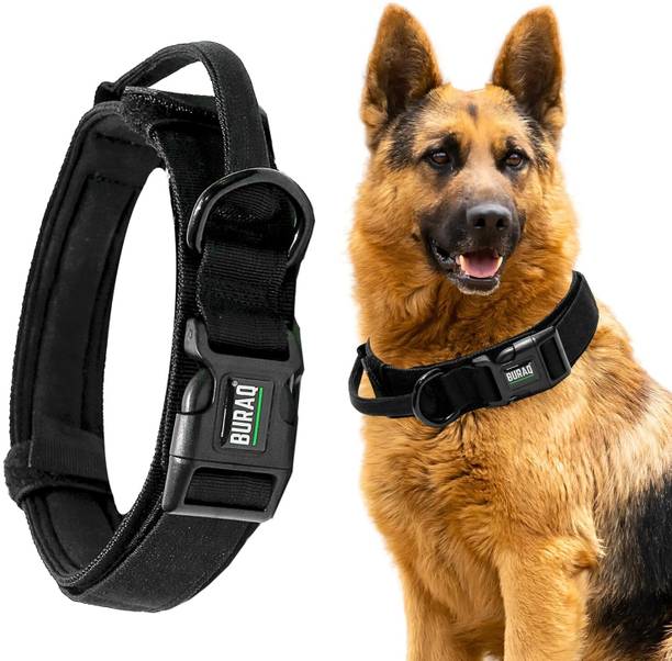 Buraq Tactical Dog Collar, Military-Grade Nylon, Quick-Release Buckle & Control Handle Dog Break Away Collar