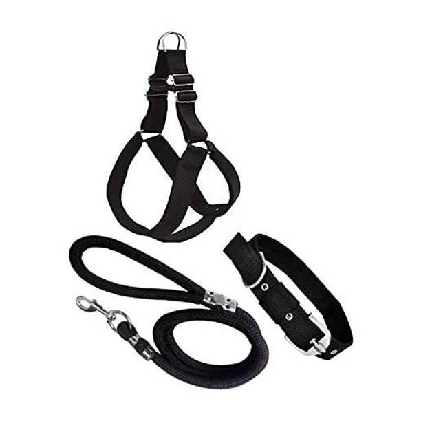 SENAPATI Combo Dog Harness Belts Neck and Rope Set (Waterproof, Medium, Leash Dog Collar & Leash