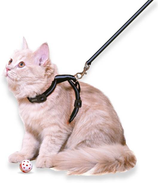 Buraq Reflective Cat Harness with Leash Set for Walking , Escape Proof Cat Harness & Leash