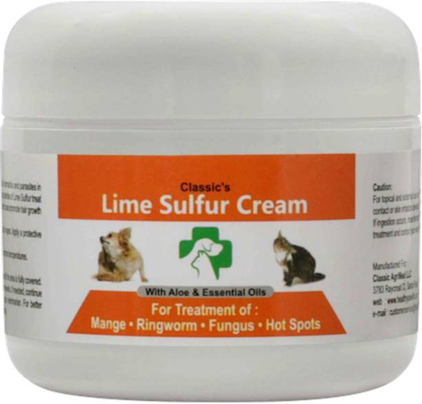 Healthy Paw Life Lime Sulfur Pet Skin Cream For Itchy and Dry Skin Pet Conditioner