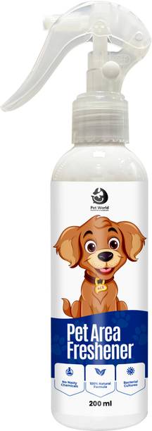 PET WORLD Dog & Cats Area Freshener | All Surface Types| Urine Odour Remover Deodorizer