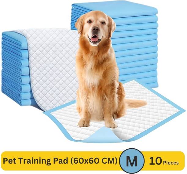 PH TIDY Pet Training Pads with Quick Drying Surface and Absorbent Core | (60x60 CM) Disposable Dog Diapers