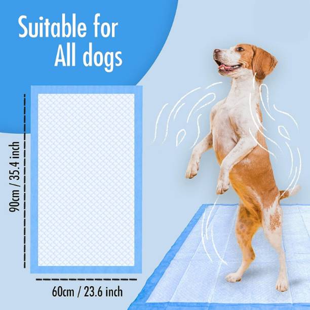 Pet Guard Disposable Pet Training Pads 60x90 cms Large Puppy Pee and Potty Pads Disposable Dog & Cat Diapers