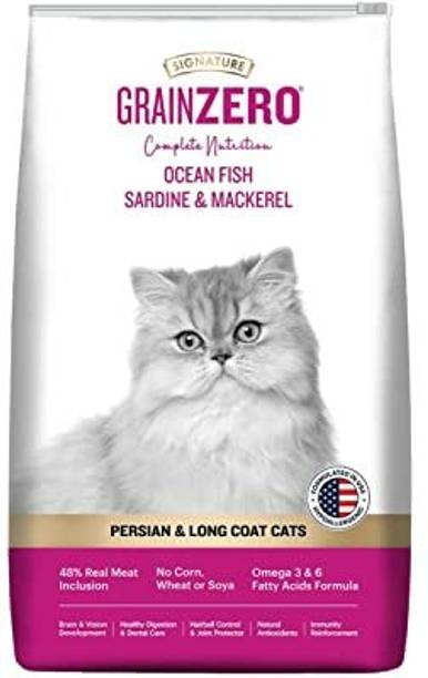 Signature Grain Zero Persian and Long Coat Fish 7 kg Dry Adult Cat Food