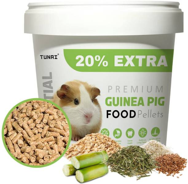 TUNAI Essential Premium Quality Guinea Pig Food Pallets 0.5 kg Dry New Born, Adult, Senior, Young Guinea Pig Food