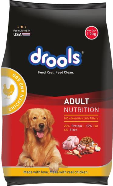 Drools Real Chicken and Egg 1.2 kg Dry Adult Dog Food