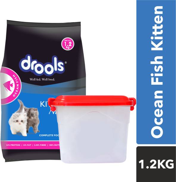 Drools Kitten(1-12 Months) Ocean Fish 1.2 kg Dry Young Cat Food