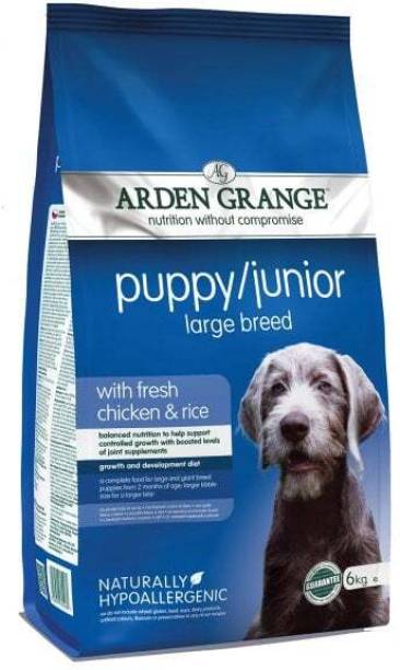Arden Grange Puppy/Junior Large Breed 6Kg Fresh with Chicken 6 kg Dry Young, New Born Dog Food