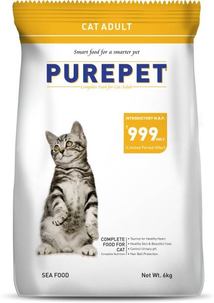 purepet Adult Sea Food Sea Food 6 kg Dry Adult Cat Food