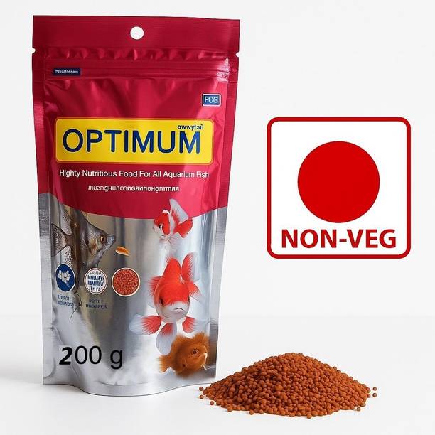 OPTIMUM- OPTIMUM-200 Fish 0.2 kg Dry Young, Adult Fish Food