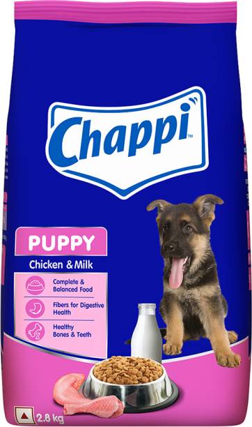 Chappi Chicken, Milk 2.8 kg Dry Young Dog Food