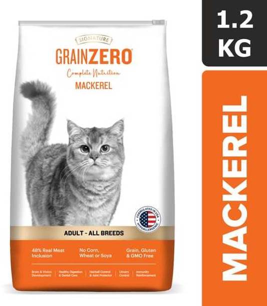 Signature Mackerel Mackeral 1.2 kg Dry Adult Cat Food