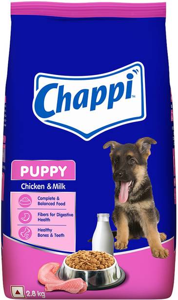 Chappi Complete and Balanced Chicken, Milk 2.8 kg Dry Young Puppy Food