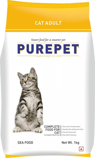 purepet Sea Food 1 kg Dry Adult Cat Food