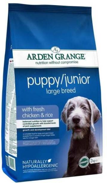 Arden Grange Puppy/Junior Large Breed 2Kg Fresh with Chicken 2 kg Dry Young, New Born Dog Food
