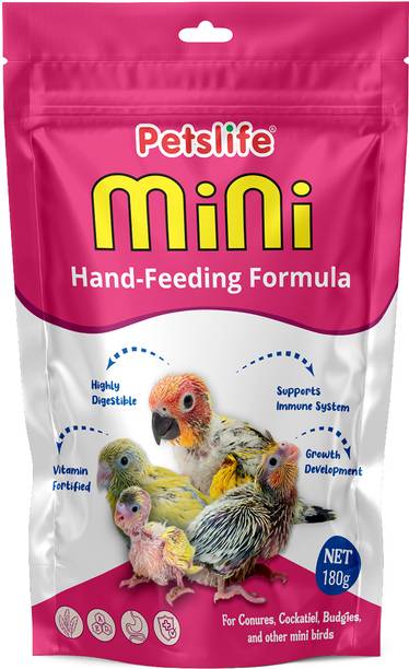 Petslife Mini Hand Feeding Fomula 180g Bird Food Nuts 0.18 kg Dry New Born Bird Food