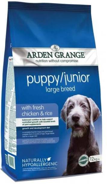 Arden Grange Puppy/Junior Large Breed 12Kg Fresh with Chicken 12 kg Dry Young, New Born Dog Food