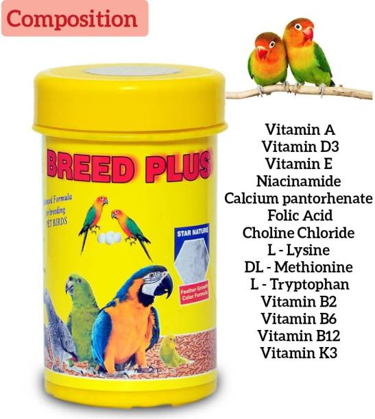 TUNAI Star Frams Breed Plus for Bird Breeding Advanced Formula Pet Health Supplements