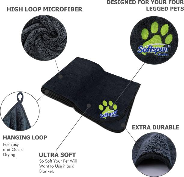 SOFTSPUN Microfiber Pet , Dog, cat, Blanket. 380 GSM Cat, Dog Blanket