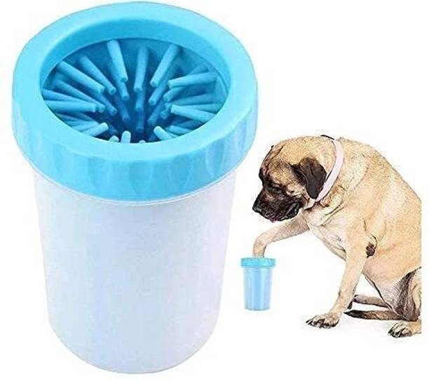 Dogifys Foot Washing Pet Paw Cleaner, Paw Cleaner Dog with Soft Silicone Bristles Grooming Gloves for Dog, Cat