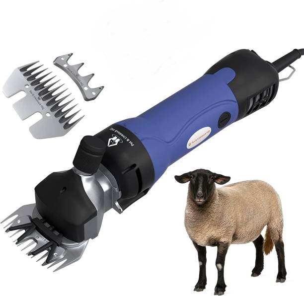 MeShear 380W Pet And LiveStock HQ Sheep hair cutting machine with 1 Extra Blade Blue Pet Hair Trimmer