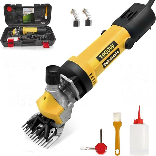 DeReliable 1000W 6 speed control Goat/sheep hair cutting machine 2800-3200 RPM Yellow, Black, Red Pet Hair Trimmer