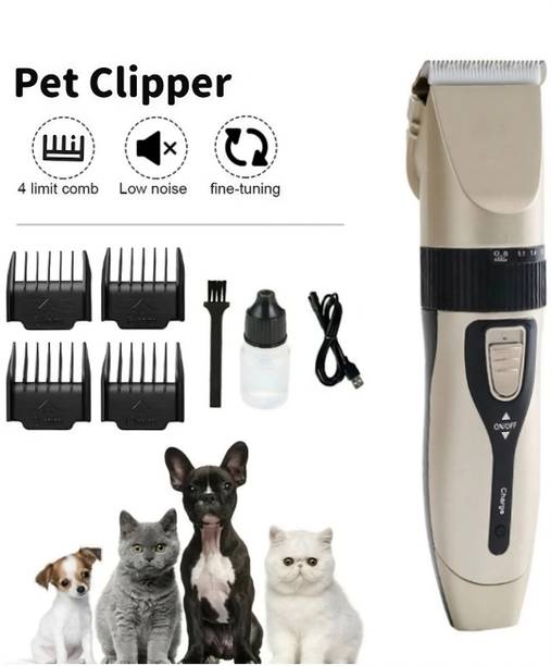 Reveka rechargrablr hair clipper Gold Pet Hair Trimmer