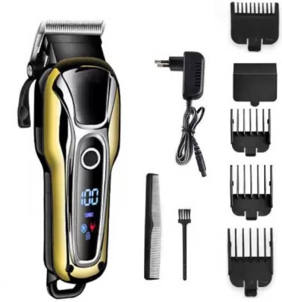 EVETIS ANIMAL Hair Trimmer Rechargeable With LCD Display Green, Green, Yellow Pet Hair Trimmer