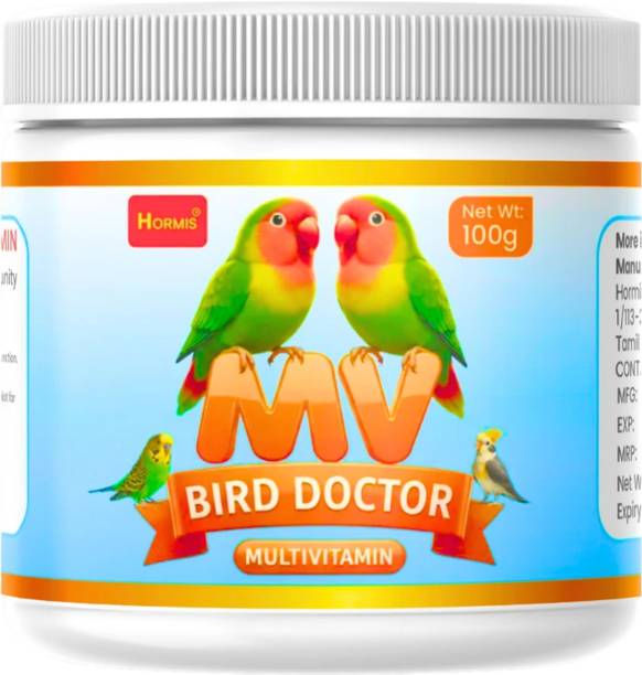 Hormis Bird Doctor Multi-Vitamin Supplement for Birds (Powder) Pet Health Supplements