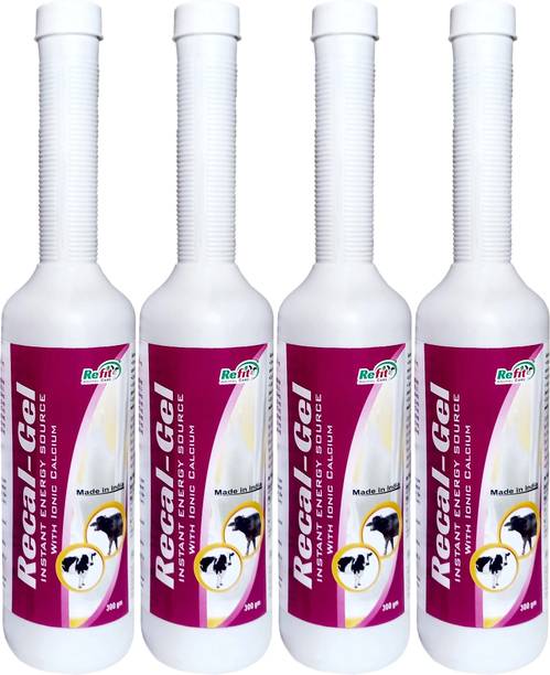 रेफिट एनिमल केयर Calcium Gel For Cow, Buffalo, Goat, Cattle & Farm Animal, Recal Gel पेट हेल्थ सप्लीमेंट्स