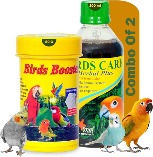 STAR FARMS Bird Booster+Birds Care Herbal 50g,100ml Pet Health Supplements