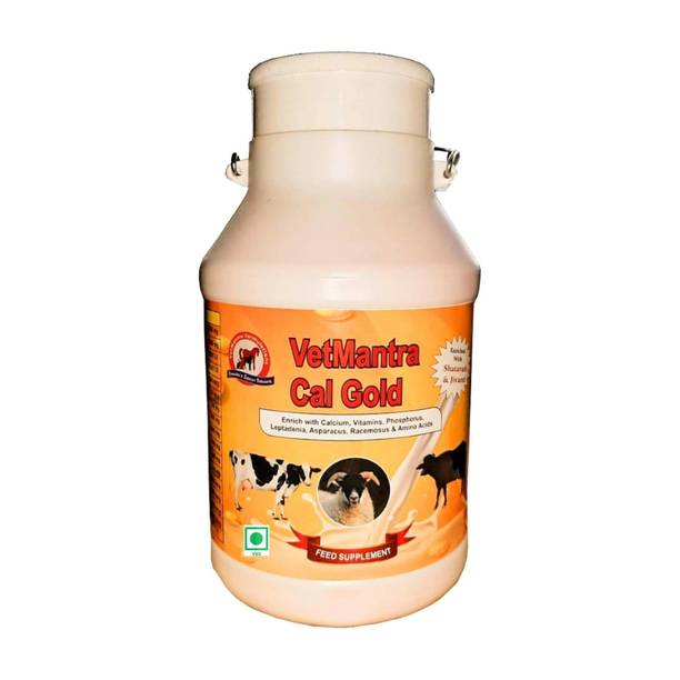 VetMantra Calcium gold for cow and buffalo 5 LTR Pet Health Supplements