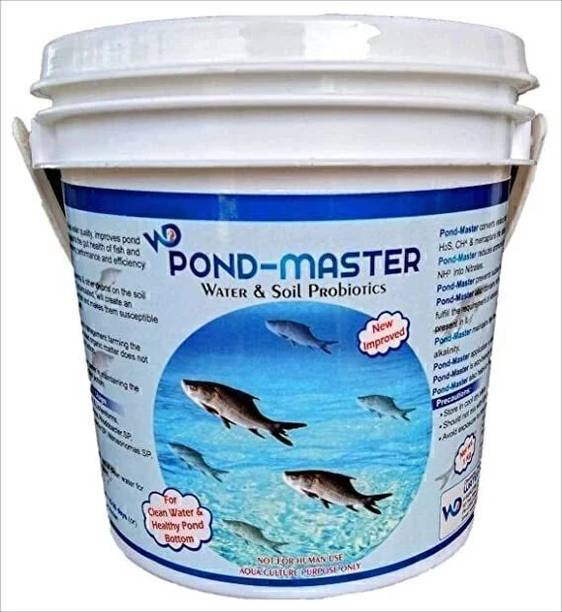 Pond Master Water & Soil Probiotics for Aquaculture Natural Pond and Bio Floc Pet Health Supplements