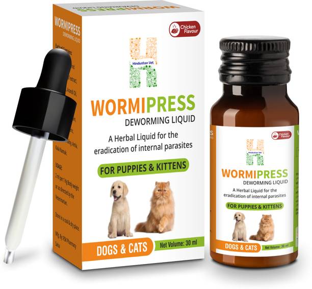 WORMIPRESS Herbal Deworming Liquid Pet Health Supplements