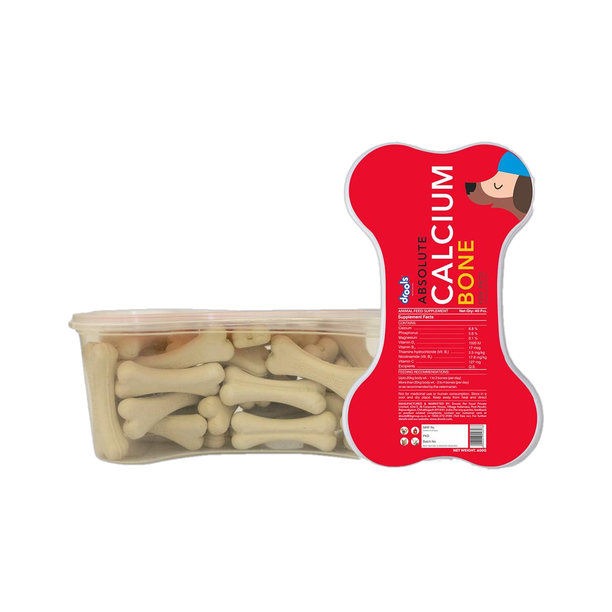 Drools Absolute Calcium Bone(40 Pieces) Dog Treats/ Pet Health Supplements